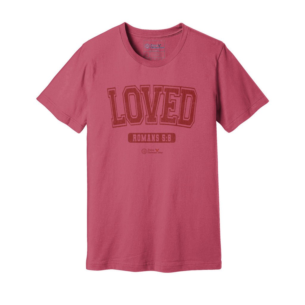 Loved | Romans 5:8 Tee - Zealous Christian Gear - 13