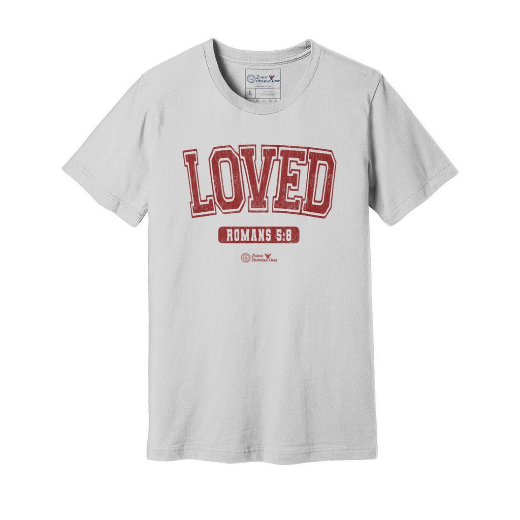 Loved | Romans 5:8 Tee - Zealous Christian Gear - 21