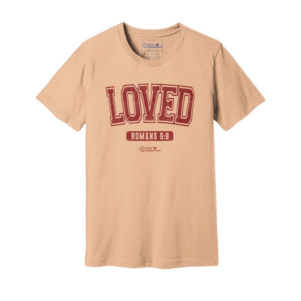 Loved | Romans 5:8 Tee - Zealous Christian Gear - 19