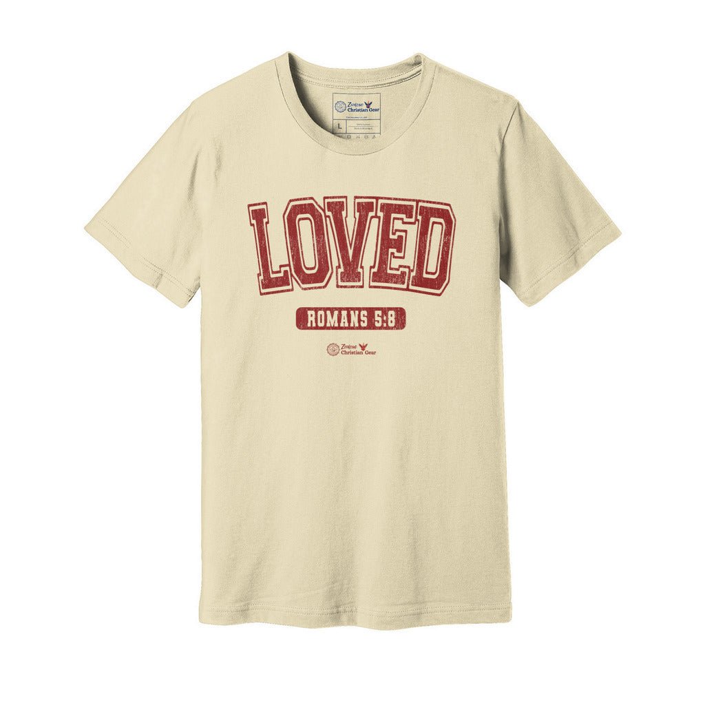 Loved | Romans 5:8 Tee - Zealous Christian Gear - 17