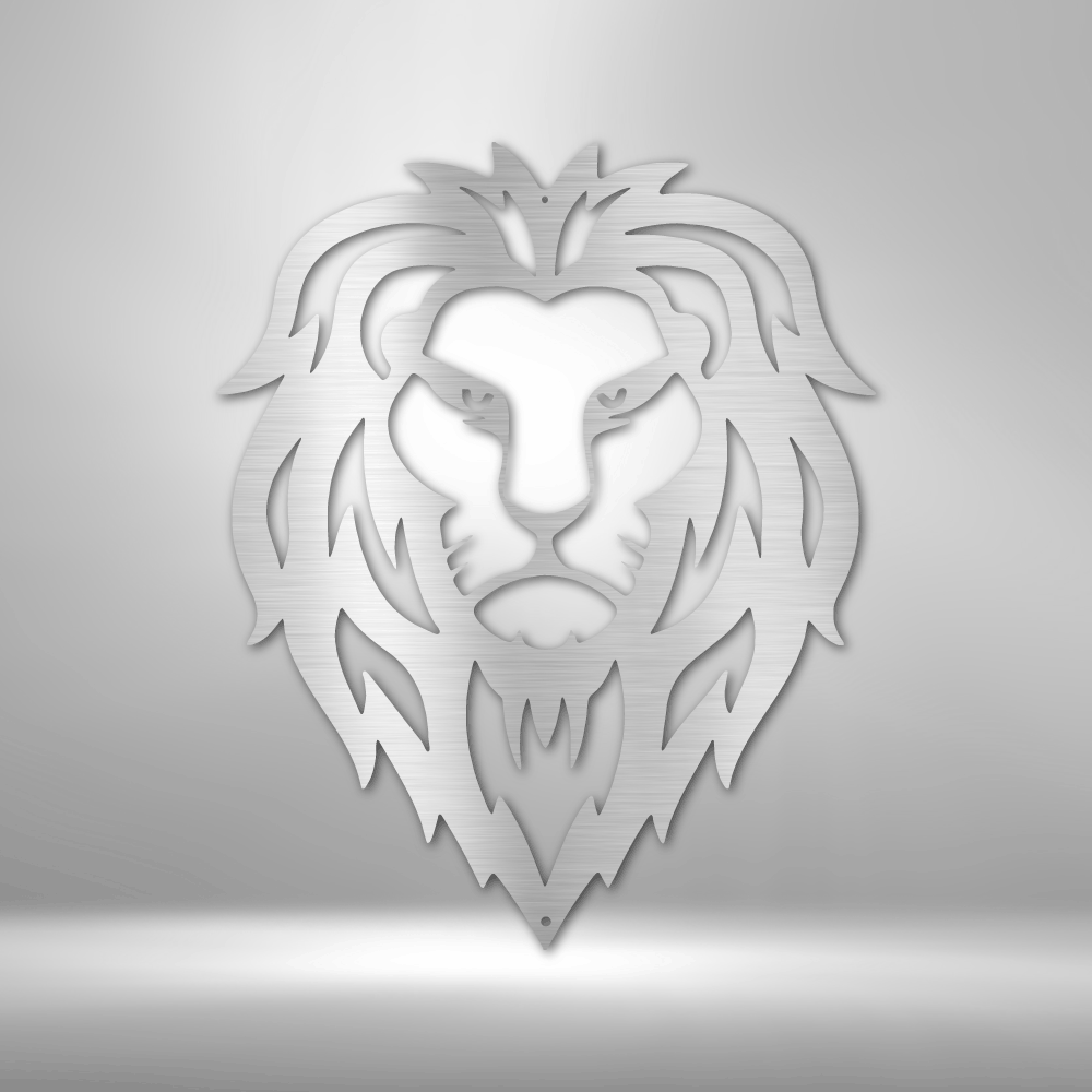 Majestic Lion Head | Metal Wall Art - Zealous Christian Gear - 4