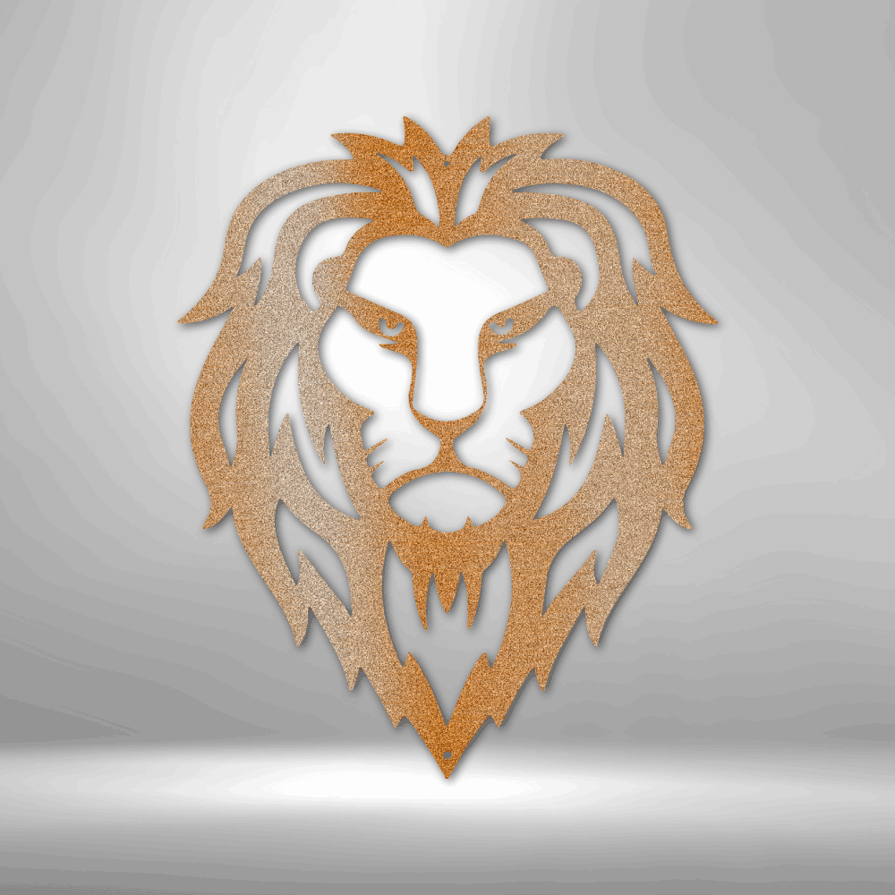 Majestic Lion Head | Metal Wall Art - Zealous Christian Gear - 2