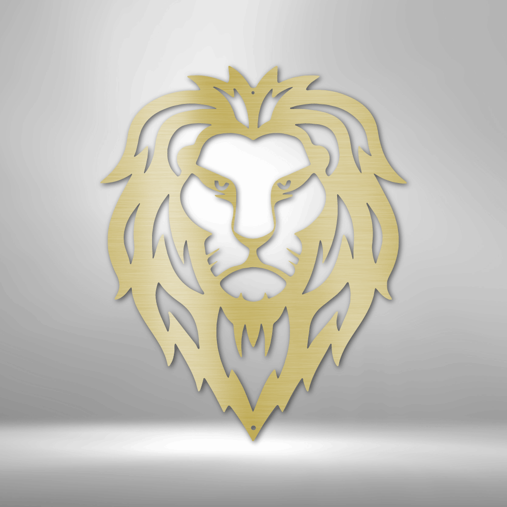 Majestic Lion Head | Metal Wall Art - Zealous Christian Gear - 3