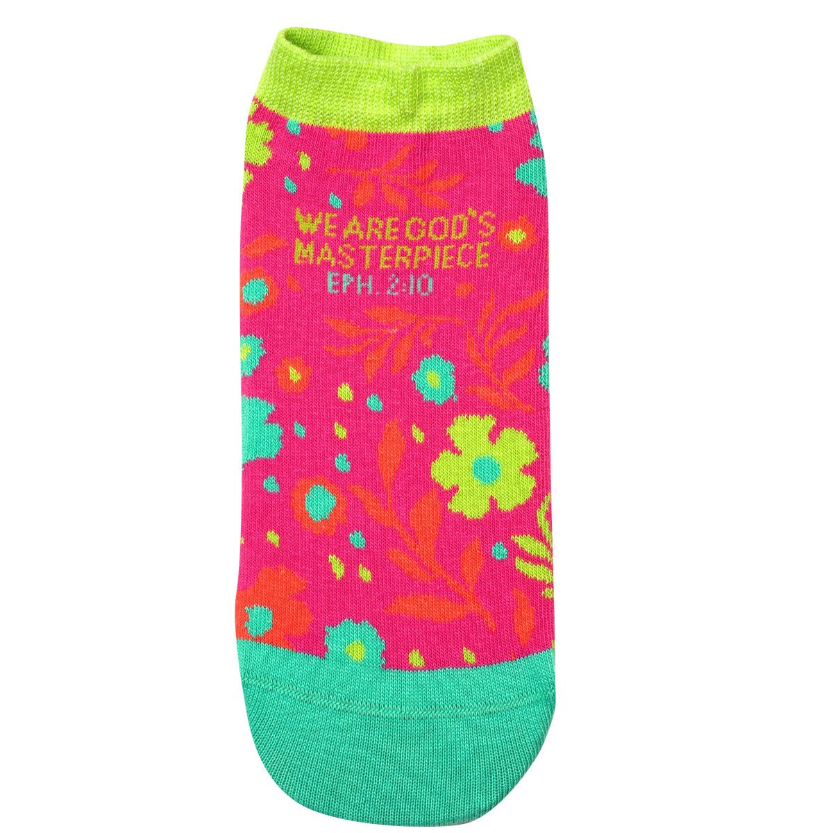 Masterpiece Floral™ | Bless My Sole® Ankle Socks - Zealous Christian Gear - 3