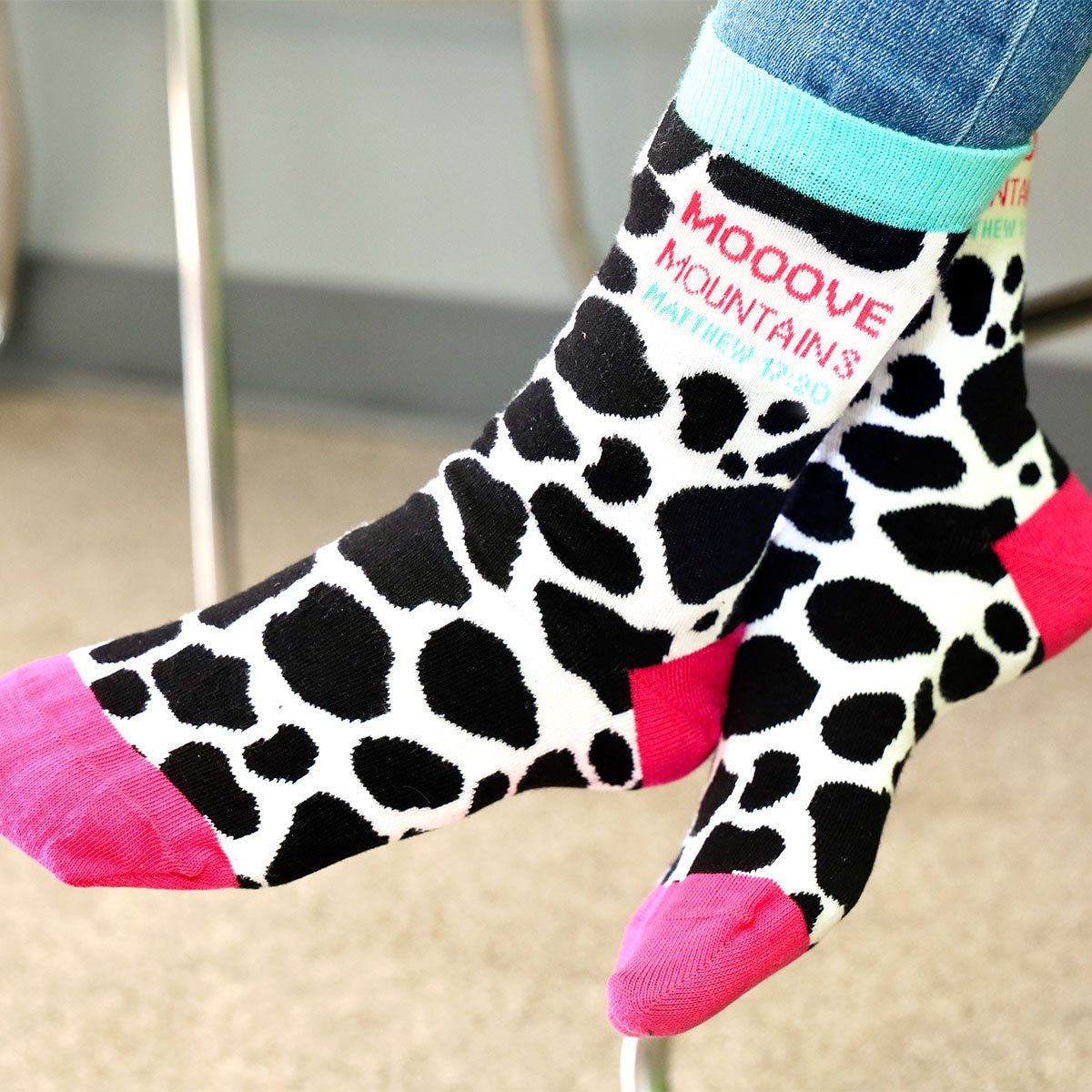 Moo™ | Bless My Sole® Socks by Kerusso® - Zealous Christian Gear - 1