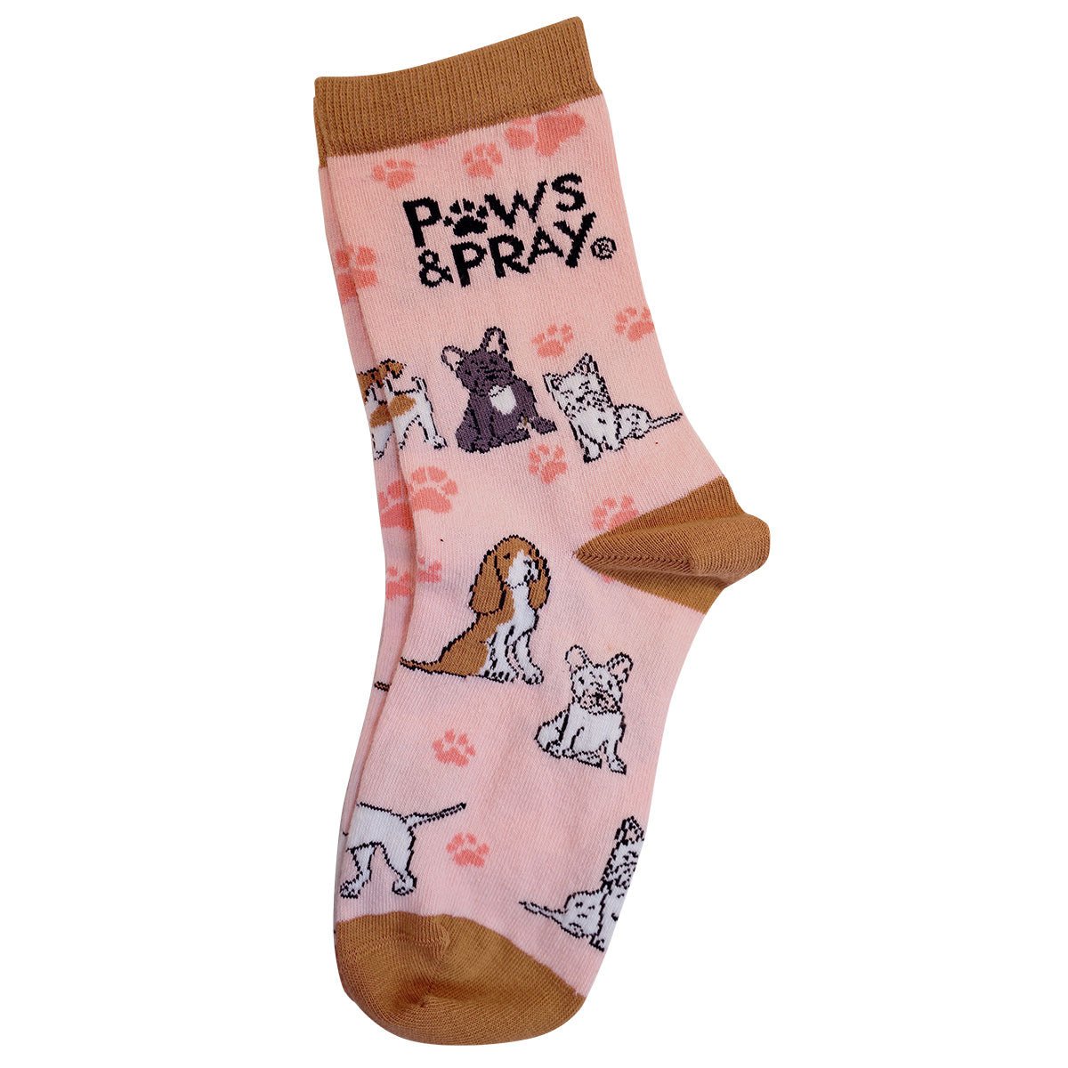 Paws & Pray™ | Kerusso® Crew Socks - Zealous Christian Gear - 1