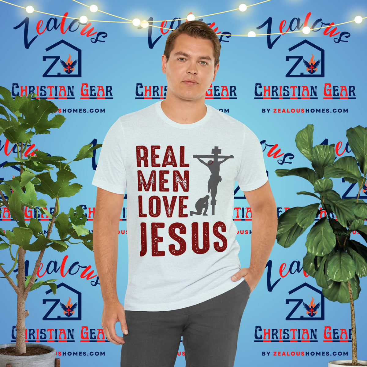 Real Men Love Jesus Tee - Zealous Christian Gear - 11