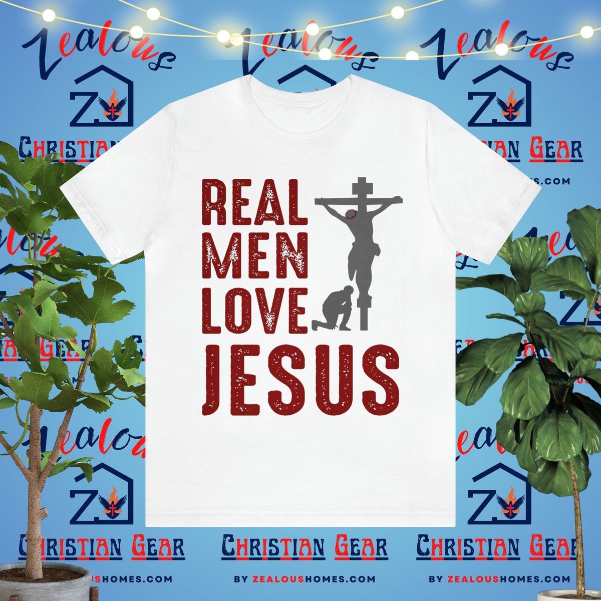 Real Men Love Jesus Tee - Zealous Christian Gear - 29