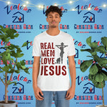 Real Men Love Jesus Tee - Zealous Christian Gear - 30