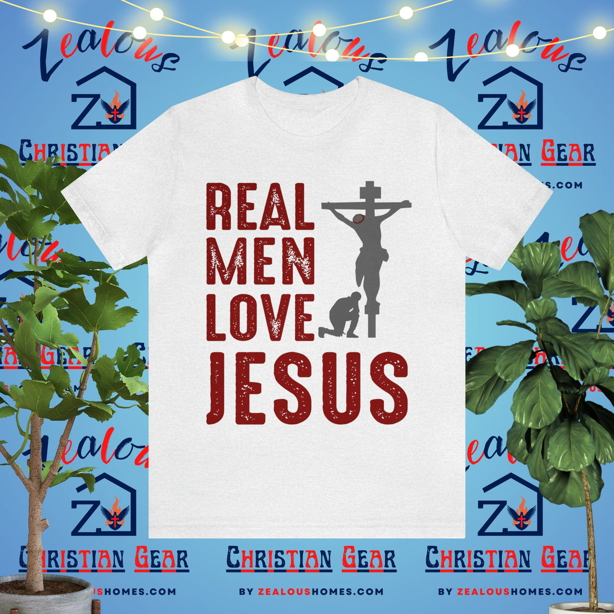 Real Men Love Jesus Tee - Zealous Christian Gear - 31