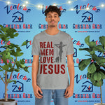 Real Men Love Jesus Tee - Zealous Christian Gear - 16