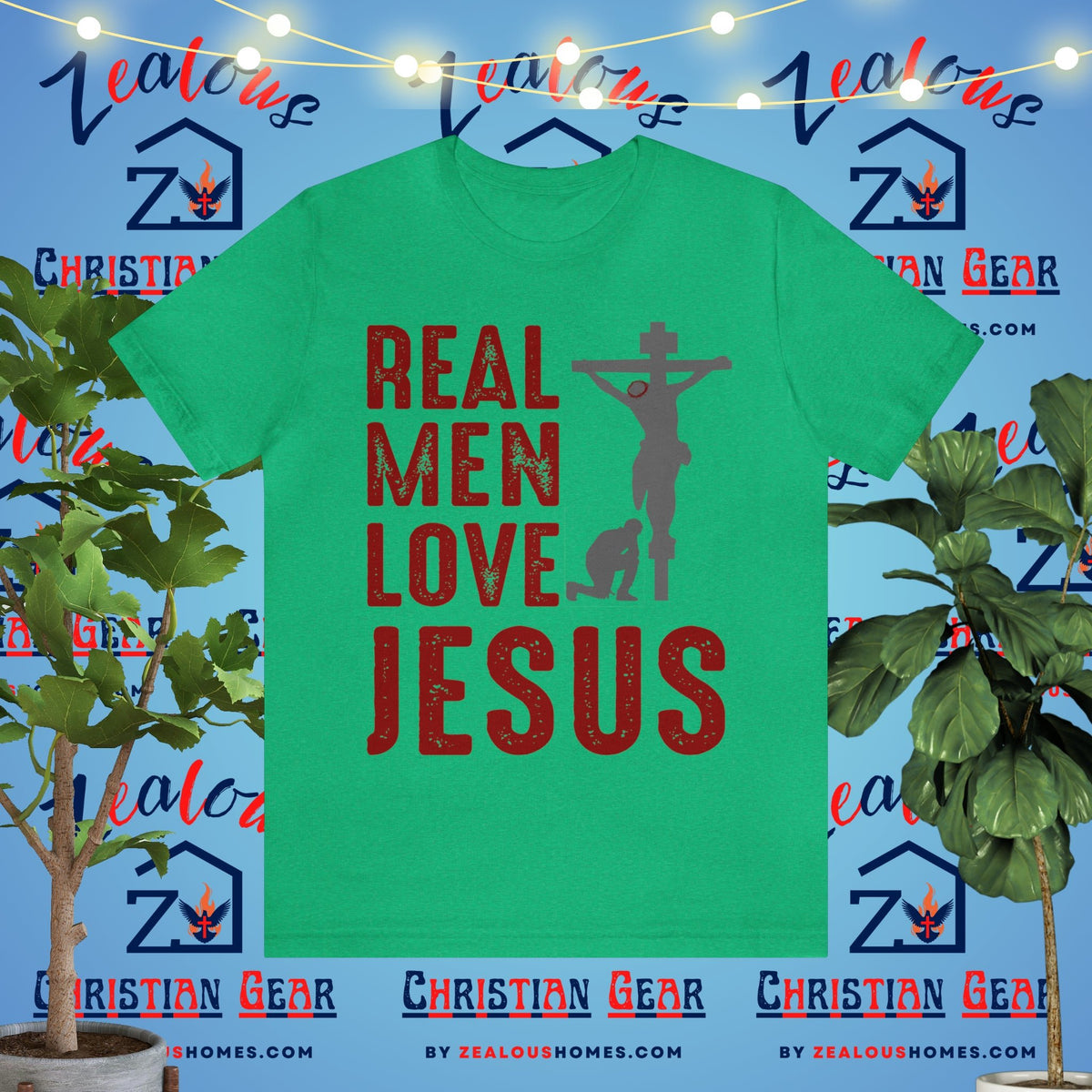 Real Men Love Jesus Tee - Zealous Christian Gear - 21