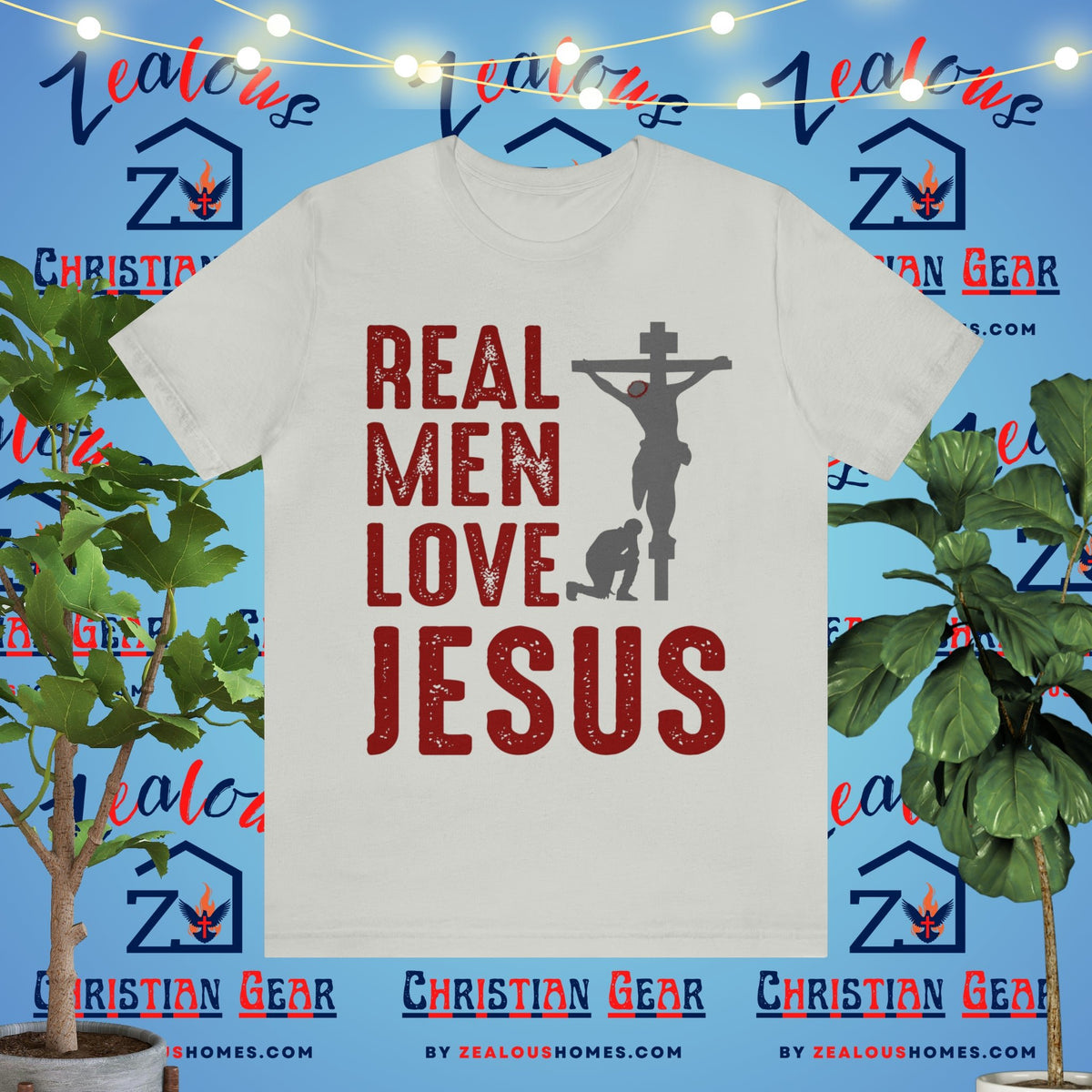 Real Men Love Jesus Tee - Zealous Christian Gear - 27