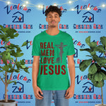 Real Men Love Jesus Tee - Zealous Christian Gear - 22