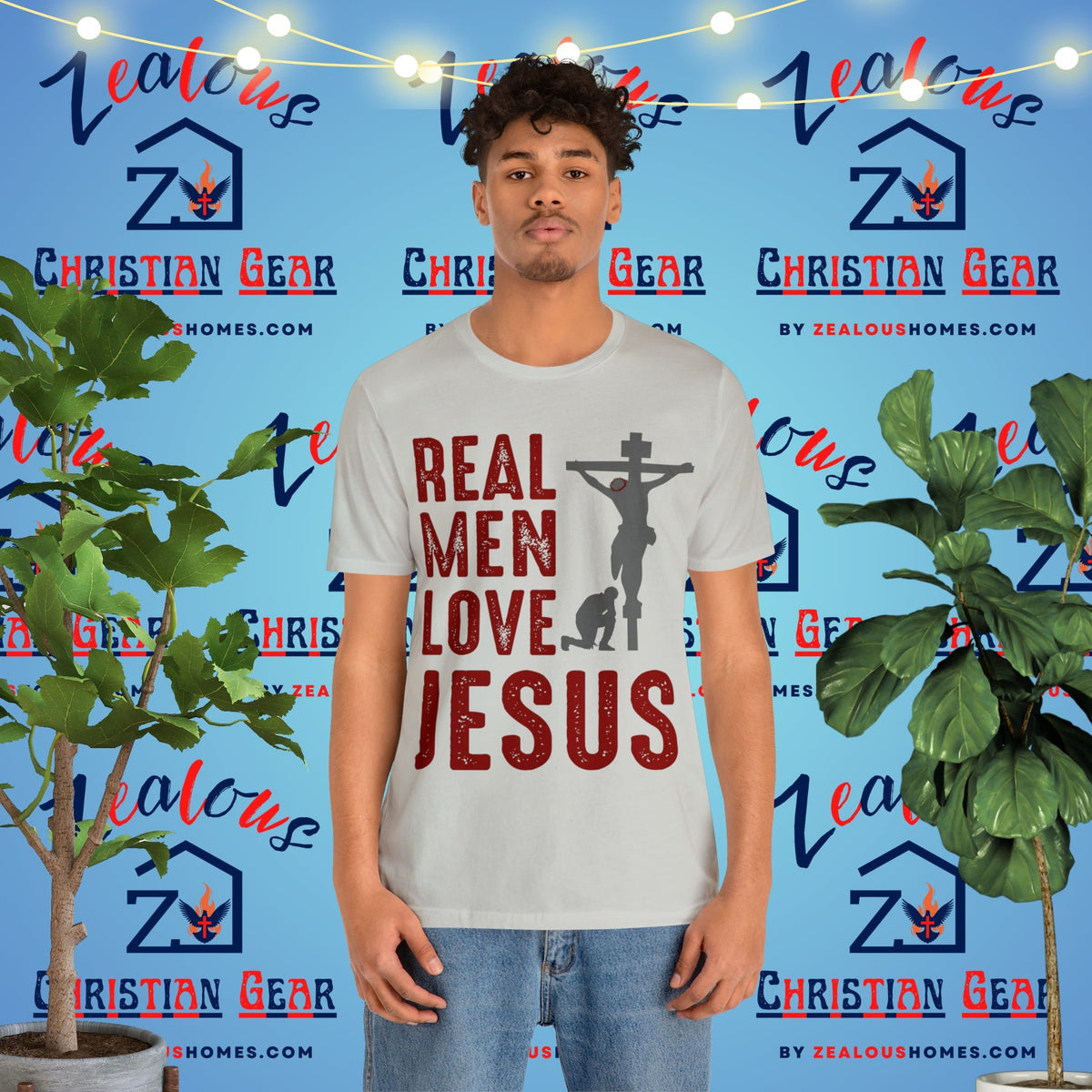 Real Men Love Jesus Tee - Zealous Christian Gear - 28