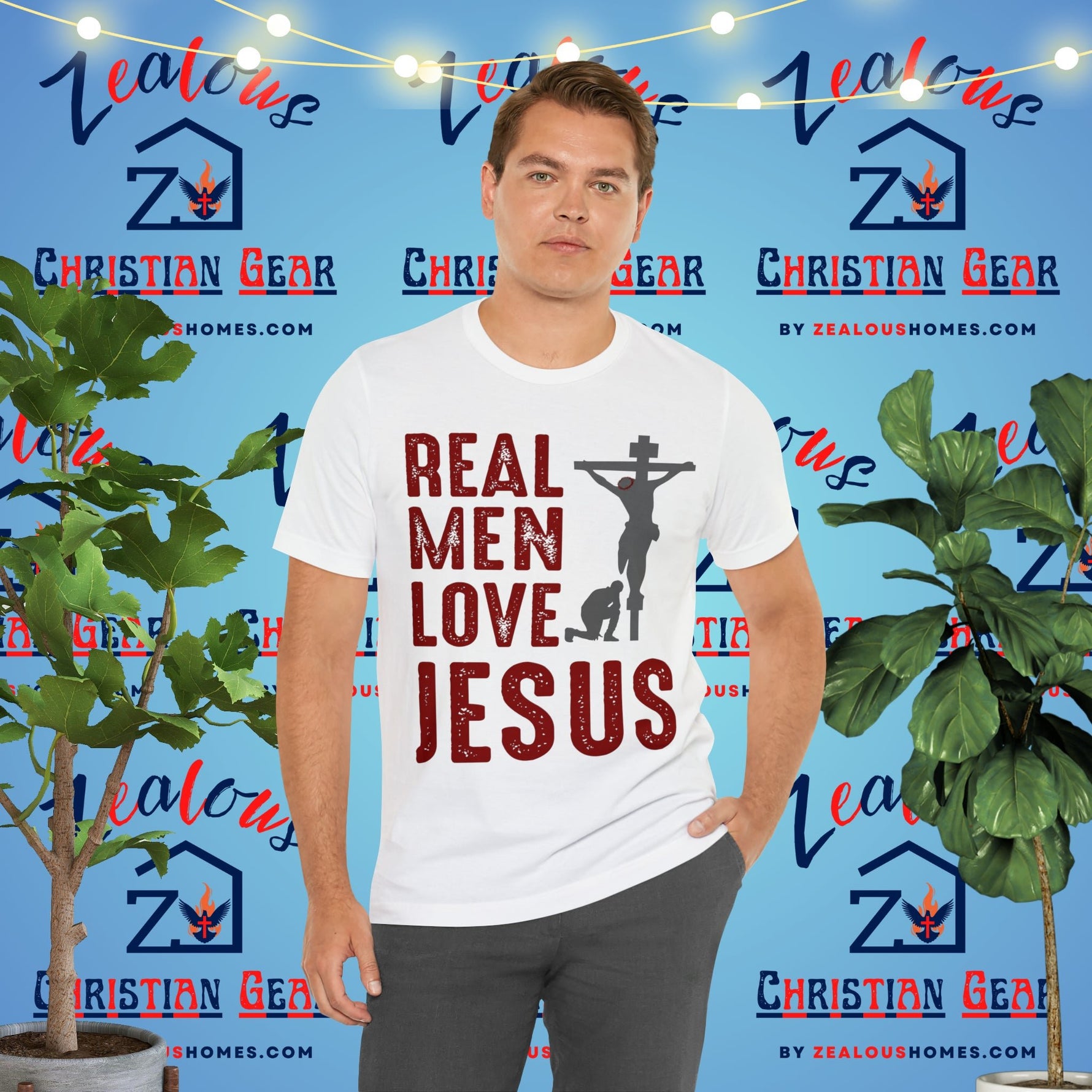 Real Men Love Jesus Tee - Zealous Christian Gear - 9