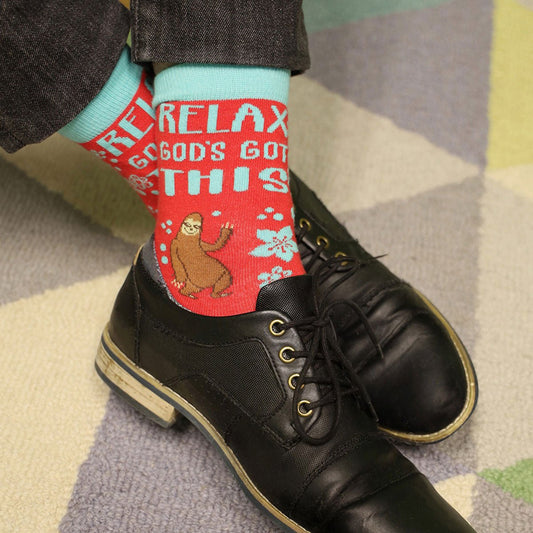 Relax Sloth™ | Bless My Sole® Socks - Zealous Christian Gear - 1