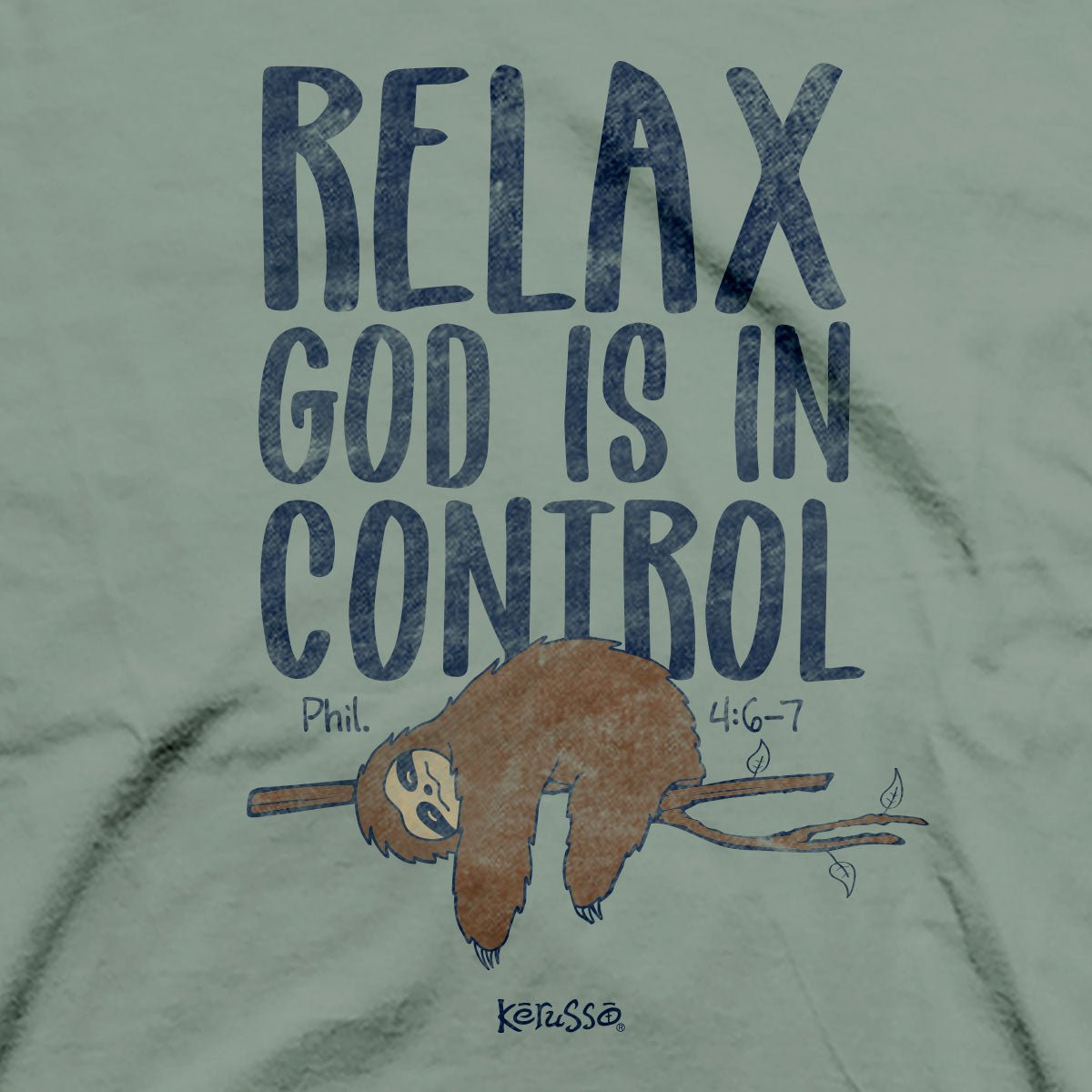 Relax Sloth™ | Kerusso® Christian T-Shirt - Zealous Christian Gear - 3