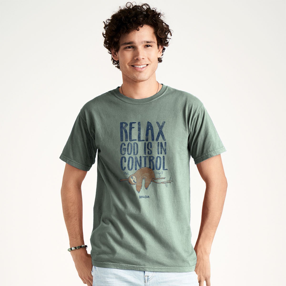 Relax Sloth™ | Kerusso® Christian T-Shirt - Zealous Christian Gear - 4