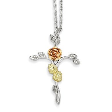 Rose of Sharon Necklace | 12K Rose Gold & Silver - Zealous Christian Gear - 2