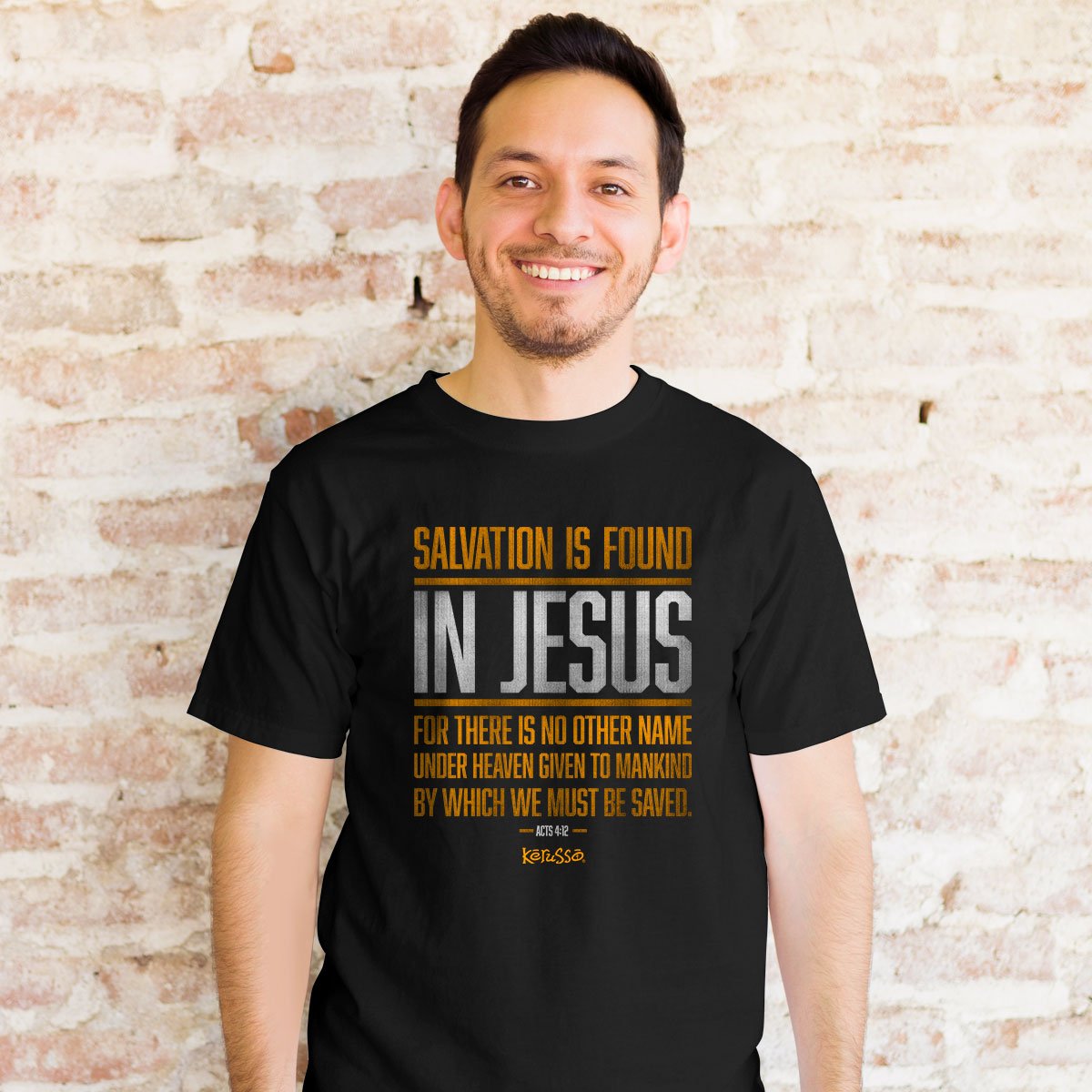 Salvation In Jesus™ | Kerusso® Christian T-Shirt - Zealous Christian Gear - 3