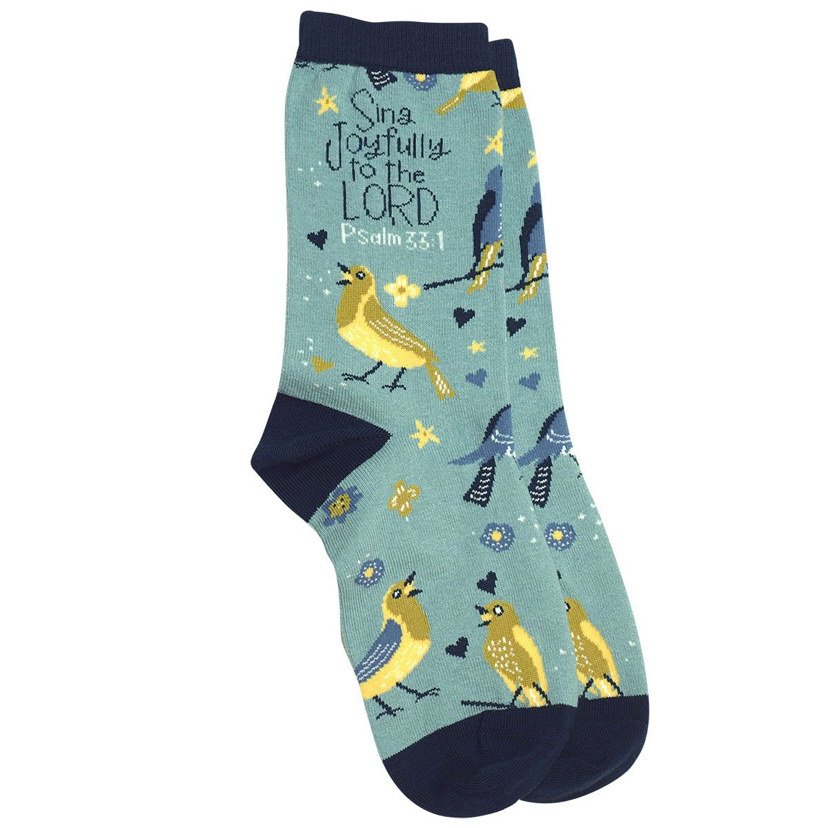 Song Birds™ | Kerusso® Crew Socks - Zealous Christian Gear - 1