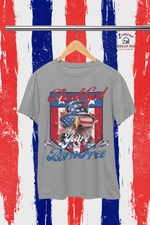 Thank God You're Born Free | Patriotism | Unisex Heavy Cotton T-Shirt - Zealous Christian Gear - 2