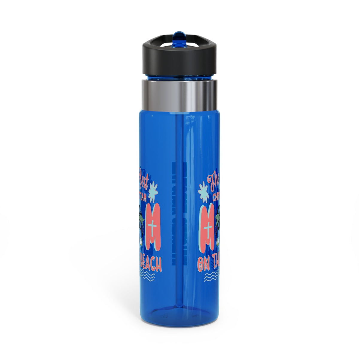 The Best Christian Mom On The Beach Sport Bottle | Zealously Christian - Zealous Christian Gear - 10