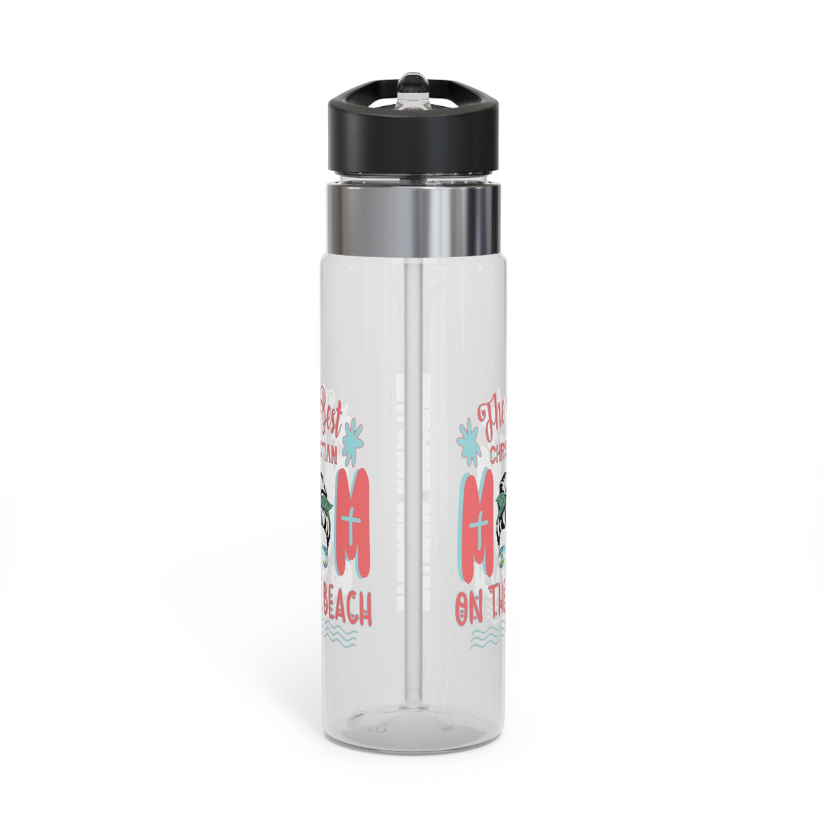 The Best Christian Mom On The Beach Sport Bottle | Zealously Christian - Zealous Christian Gear - 7