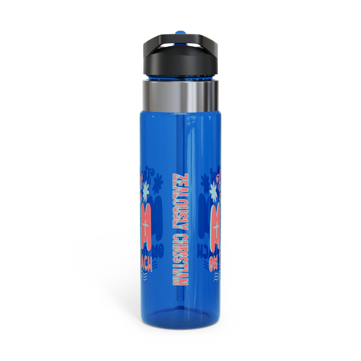 The Best Christian Mom On The Beach Sport Bottle | Zealously Christian - Zealous Christian Gear - 5