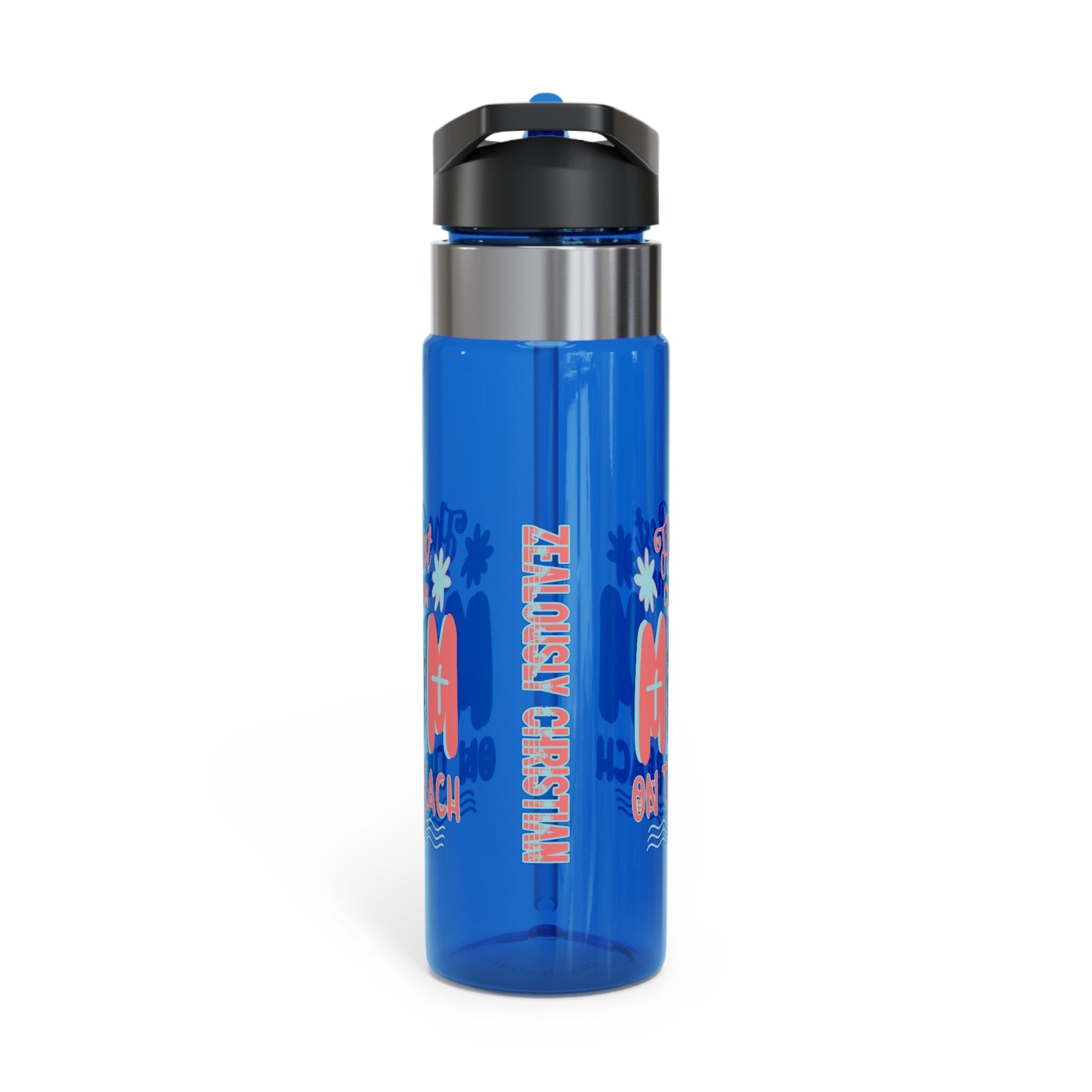 The Best Christian Mom On The Beach Sport Bottle | Zealously Christian - Zealous Christian Gear - 5