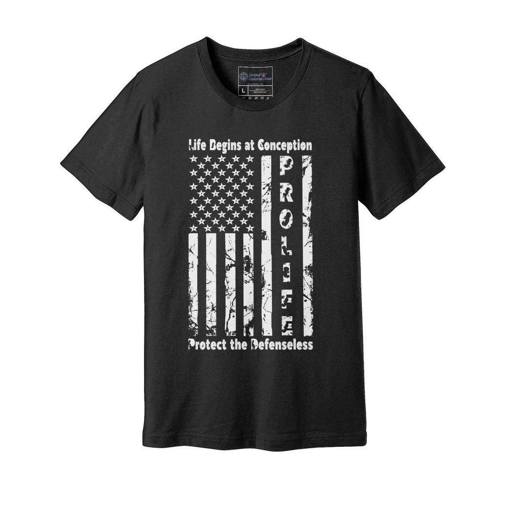 The Prolife Banner Tee | Light Design - Zealous Christian Gear - 15