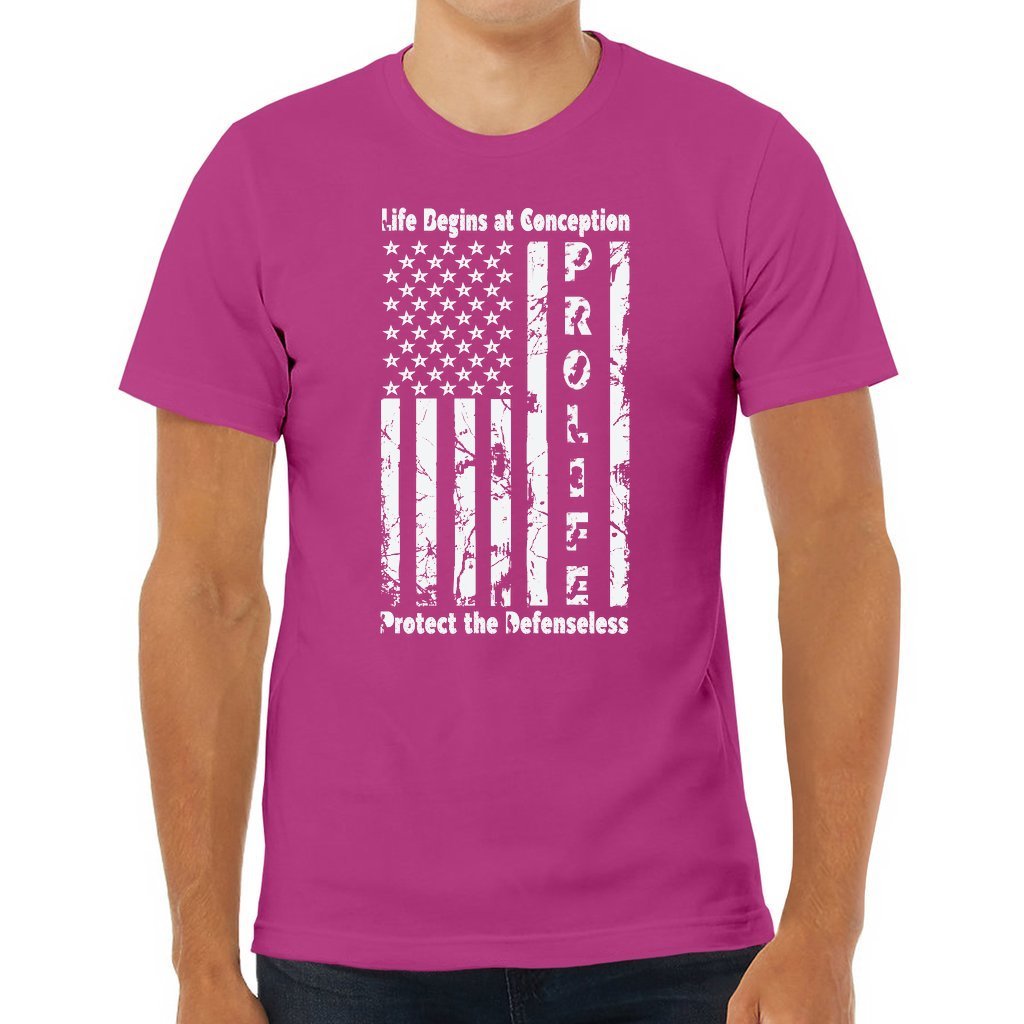 The Prolife Banner Tee | Light Design - Zealous Christian Gear - 3