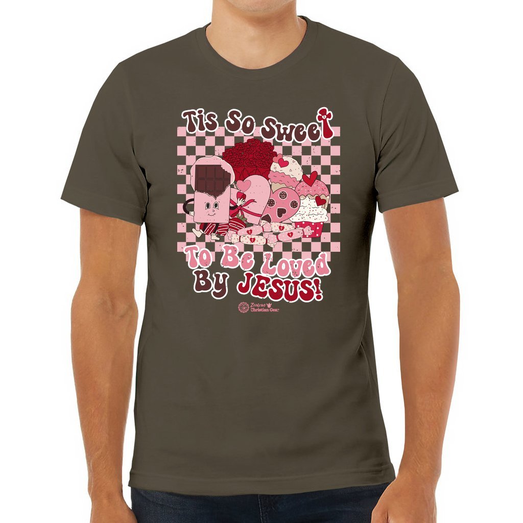 Tis So Sweet To Be Loved By Jesus | Valentine's Day Shirt - Zealous Christian Gear - 4