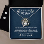 To My Beautiful Mother | My Anchor In All of Life's Storms | Forever Love Necklace and Cubic Zirconia Earring Set | Gifts for Mom - Zealous Christian Gear - 1