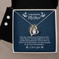 To My Beautiful Mother | My Anchor In All of Life's Storms | Forever Love Necklace and Cubic Zirconia Earring Set | Gifts for Mom - Zealous Christian Gear - 1