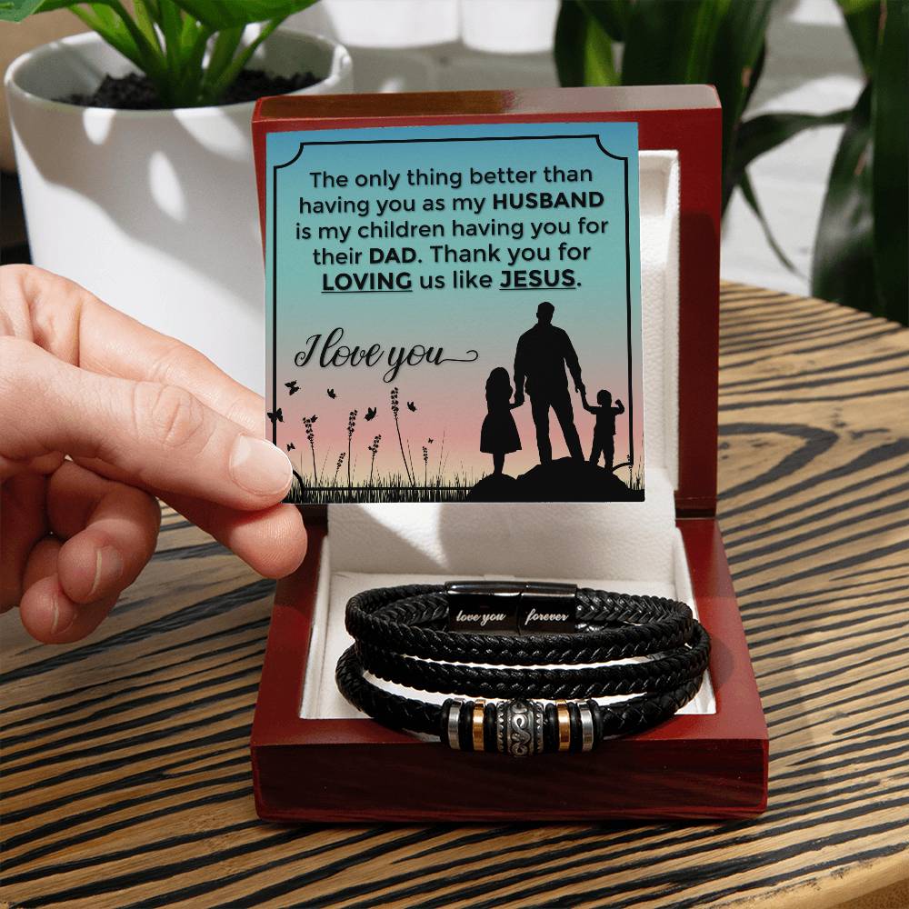 To My Husband | The Only Thing Better | Gifts for Husband | Love You Forever Bracelet - Zealous Christian Gear - 7