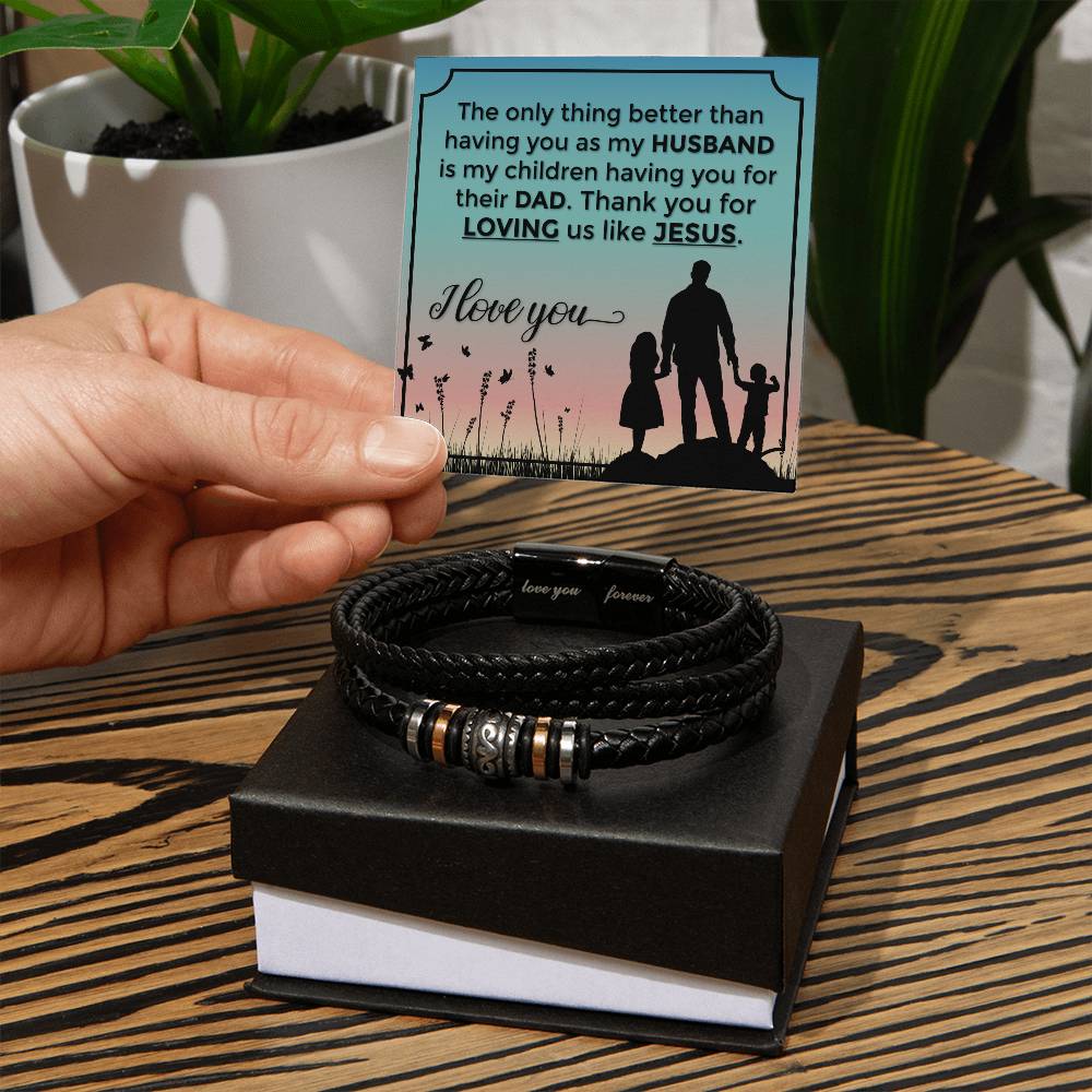 To My Husband | The Only Thing Better | Gifts for Husband | Love You Forever Bracelet - Zealous Christian Gear - 5