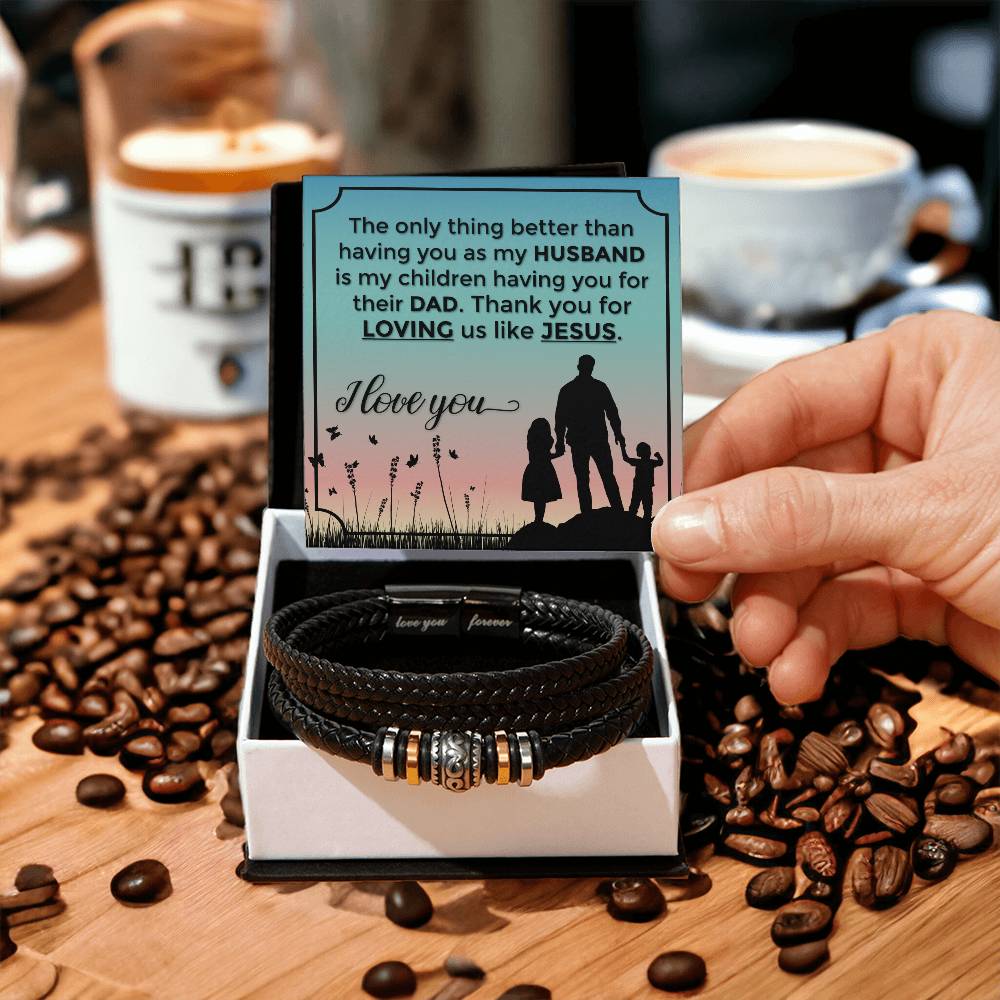 To My Husband | The Only Thing Better | Gifts for Husband | Love You Forever Bracelet - Zealous Christian Gear - 1