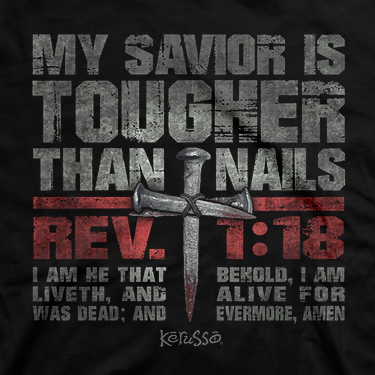 Tougher™ | Kerusso® Christian T-Shirt - Zealous Christian Gear - 4