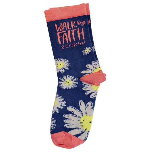 Walk By Faith™ | Bless My Sole® Socks - Zealous Christian Gear - 1
