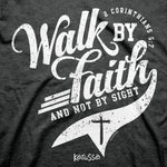 Walk By Faith™ | Kerusso® Christian T-Shirt - Zealous Christian Gear - 4