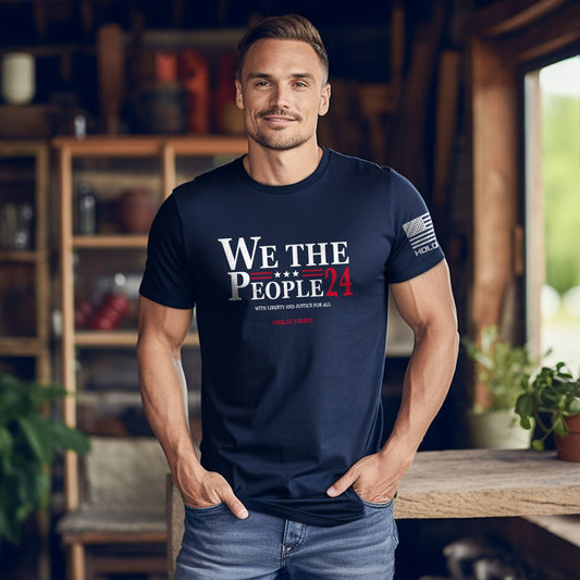 We The People 24™ | HOLD FAST® Adult T-Shirt - Zealous Christian Gear - 1