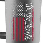 We The People Flag | HOLD FAST 40 oz Stainless Steel Mug With Straw - Zealous Christian Gear - 3