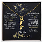 You Are Not Just My Mother | Personalized Vertical Name Necklace | To My Mom - Zealous Christian Gear - 3