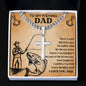 You're the REEL Deal | To My Fishing Dad | I Love You, Dad | Cuban Chain Cross Necklace - Zealous Christian Gear - 1