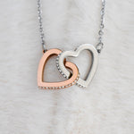 A Wonderful Miracle | To Our Wonderful Daughter | Love Mom & Dad Interlocking Hearts Necklace - Zealous Christian Gear - 8