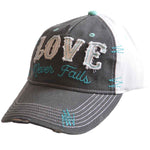 Cherished Girl® Womens Cap | Love Never Fails™ - Zealous Christian Gear - 1