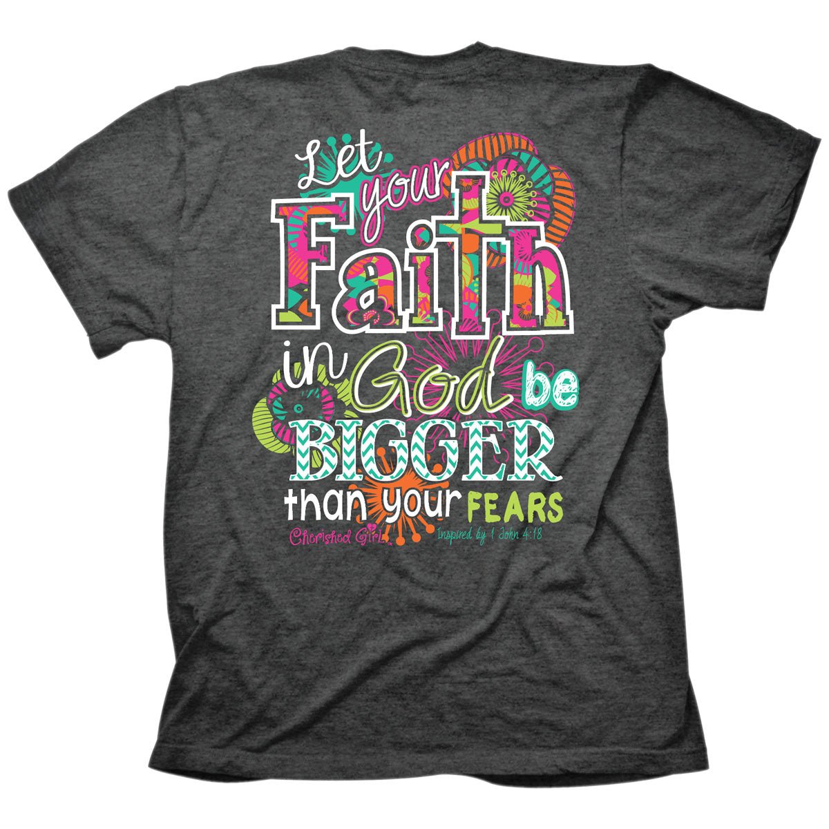 Big Faith™ | Cherished Girl® Womens T-Shirt - Zealous Christian Gear - 3