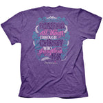 Through Christ™ | Cherished Girl® Womens T-Shirt - Zealous Christian Gear - 5